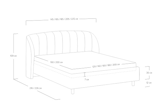 Кровать Valencia