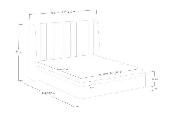 Кровать Samanta